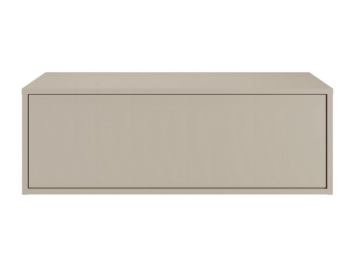 EINZELWASCHTISCH - 94 cm x 47 cm - Holz, Platte - Beige - TEANA - Beige, Holz (94/32/47cm) - Vente-Unique