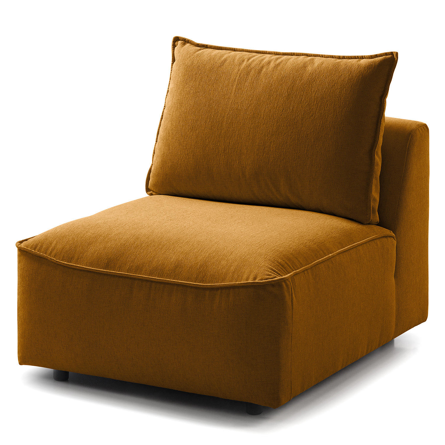 MODULSESSEL - Orange, Holz/Textil (80/82/99cm) - home24