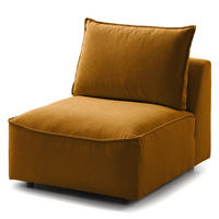 MODULSESSEL - Orange, Holz/Textil (80/82/99cm) - home24