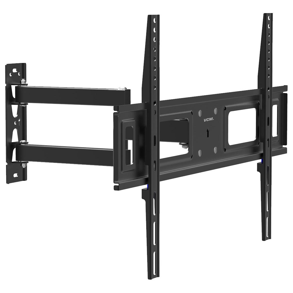TV-WANDHALTER Schwarz - Schwarz, Holzwerkstoff (42/64/8cm) - ebuy24
