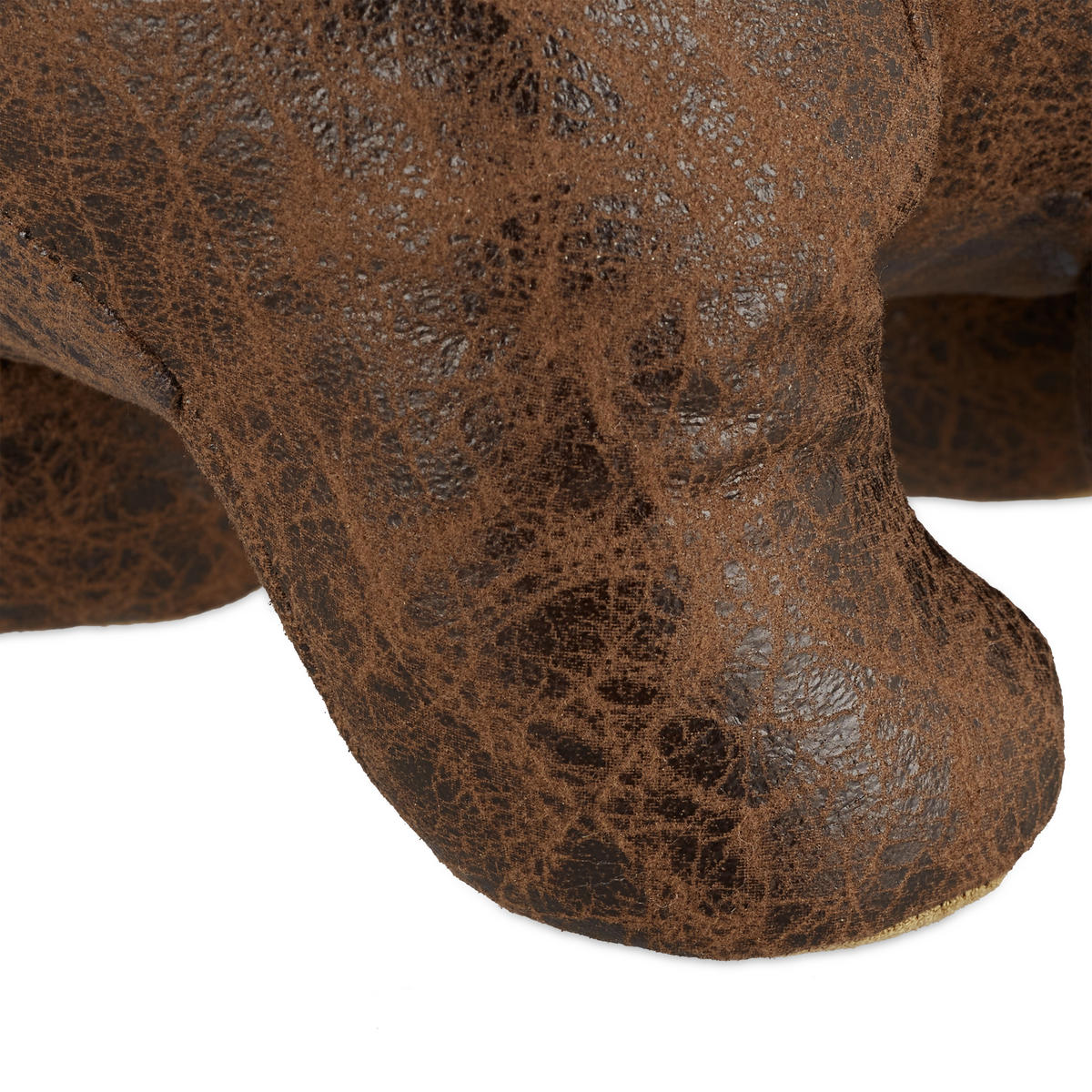 DÖRRSTOPP Brun björn tyg sandfylld - Brun, Textil/Naturmaterial (16/32cm) - Relaxdays