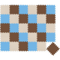 SPIELMATTE ab Null - 270/90 cm Puzzlematte Beige - Multicolor, Kunststoff (30/30cm) - Littletom