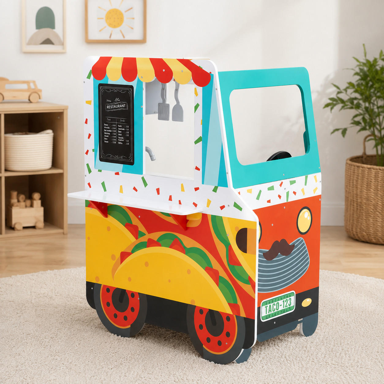 Teamson Kids Taco-Truck Mehrfarbig 81x96x61 cm