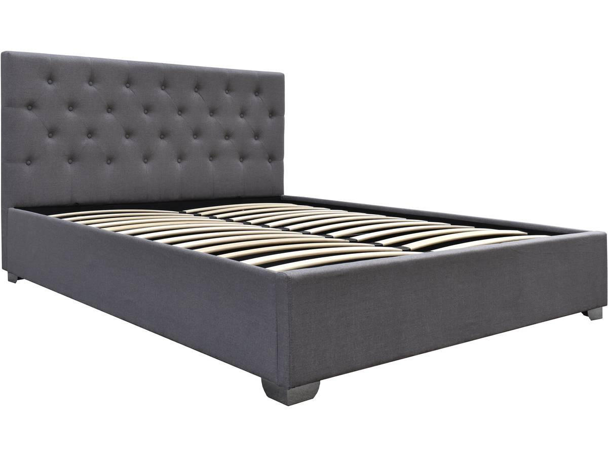 Habitat Garten Bett Grau 190x140 cm