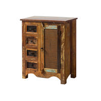 KOMMODE Altholz 70x40x85 mehrfarbig lackiert NATURE OF SPIRIT #127 - Multicolor, Holz (70/85/40cm) - Massivmoebel24