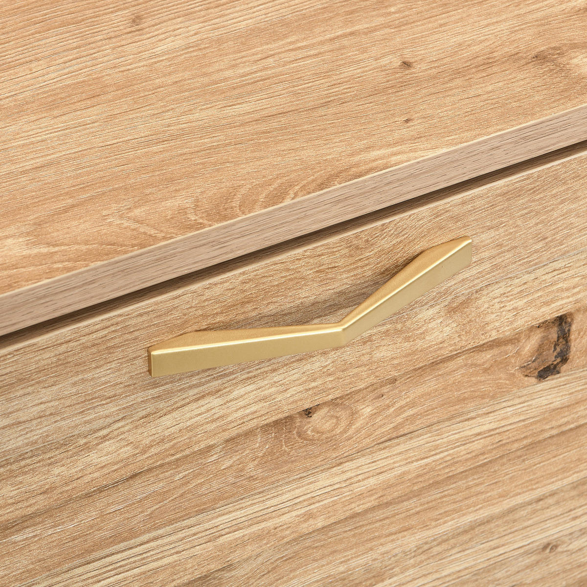SCHUHSCHRANK 108,5/24/100 cm mit 4 Türen in Holzoptik und Metallgestell - Naturfarben, Holzwerkstoff (108.5/100/24cm) - BEAOK