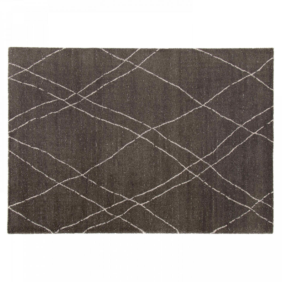 TEPPICH, 200 x 290 cm, Grau - Dunkelgrau/Grau, Textil (290/200cm) - Oviala