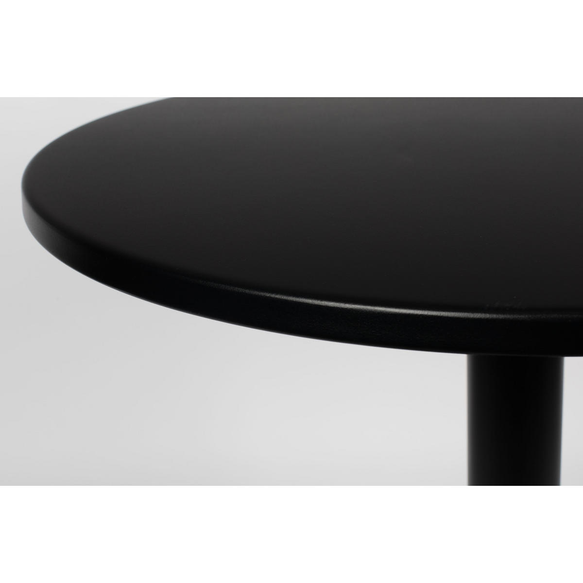 BISTROTISCH Metsu Garten Rund 70 cm Schwarz - Schwarz, Metall (70/70/76cm) - Zuiver
