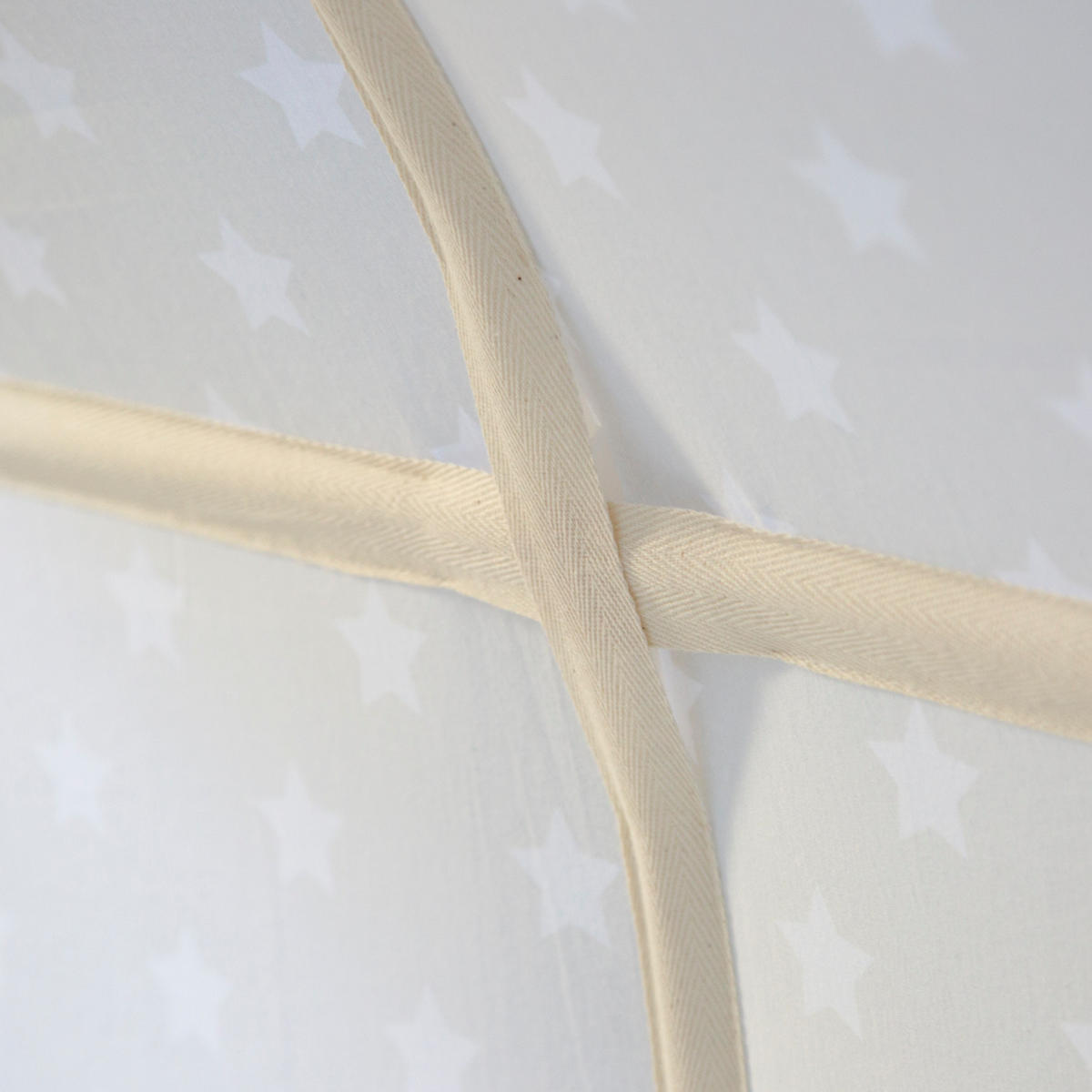 TUNNELSET für Hochbett 90 cm Sterne - Grau, Textil (90/70/100cm) - Homestyle4u