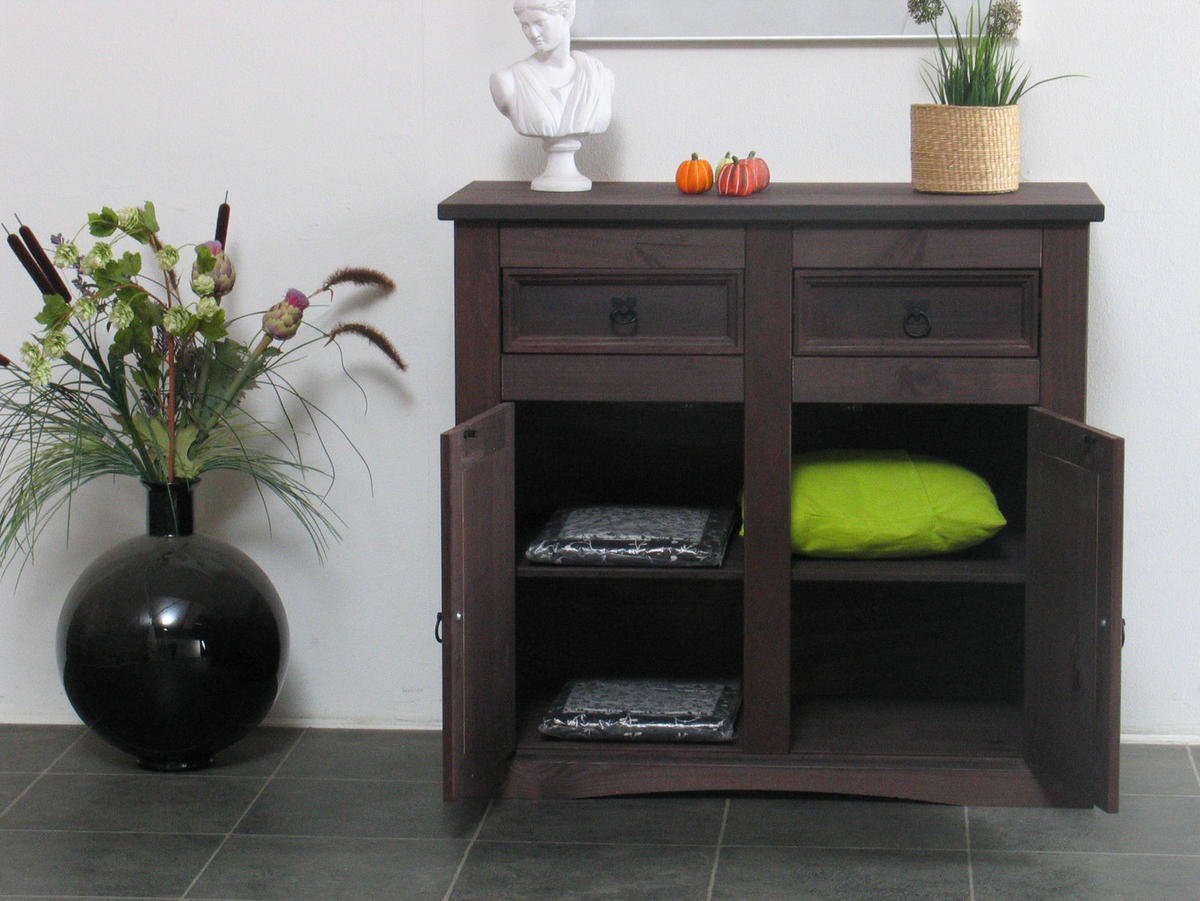 SIDEBOARD braun - Braun, Holz (92/84/44cm) - ebuy24