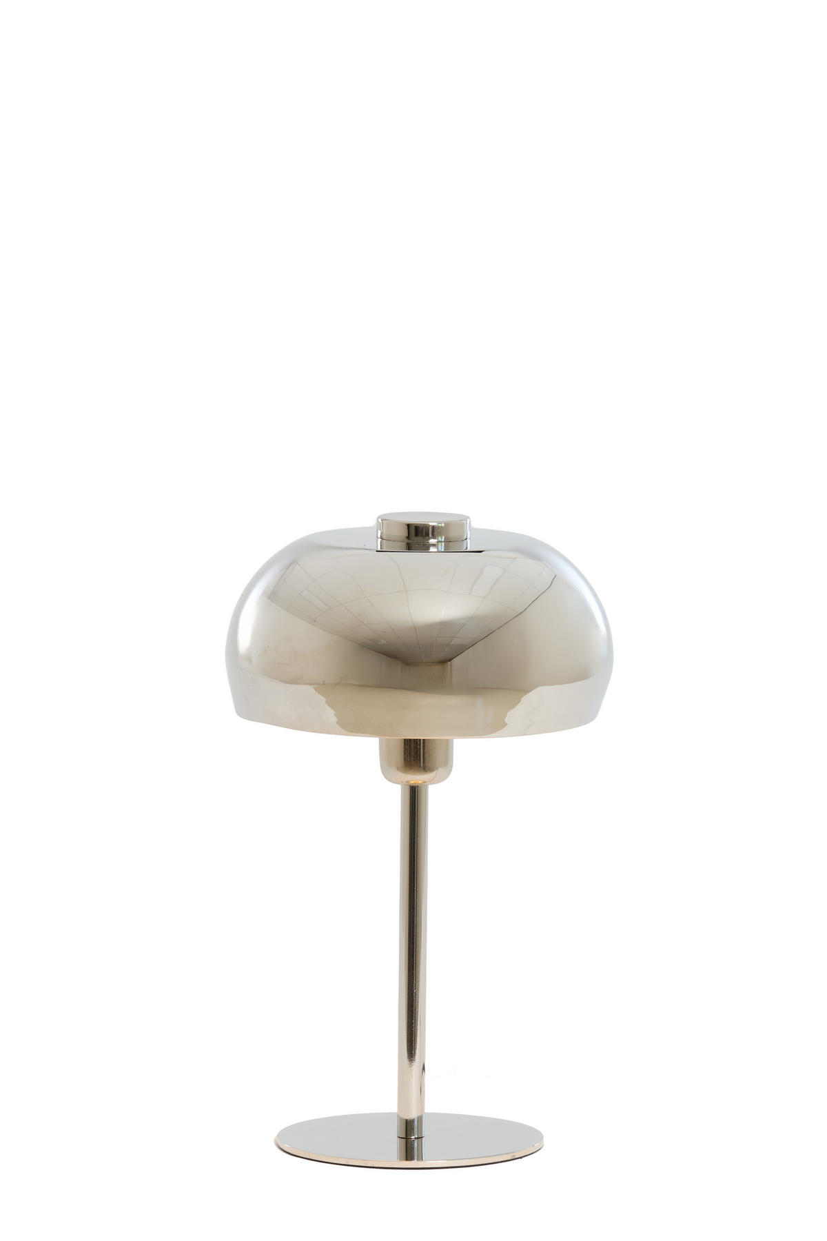 TISCHLAMPE Surin Silber Ø22/34 cm - Silberfarben, Metall (22/22/34cm) - Light & Living