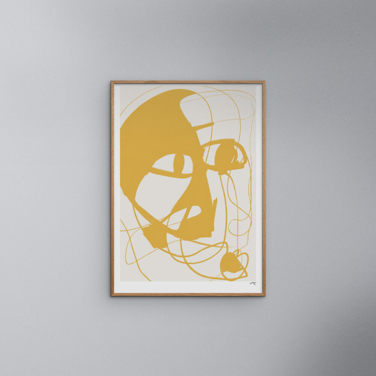 POSTER N. Atelier - Soirée - Gelb, Papier (50/70/0.1cm) - Poster&Frame