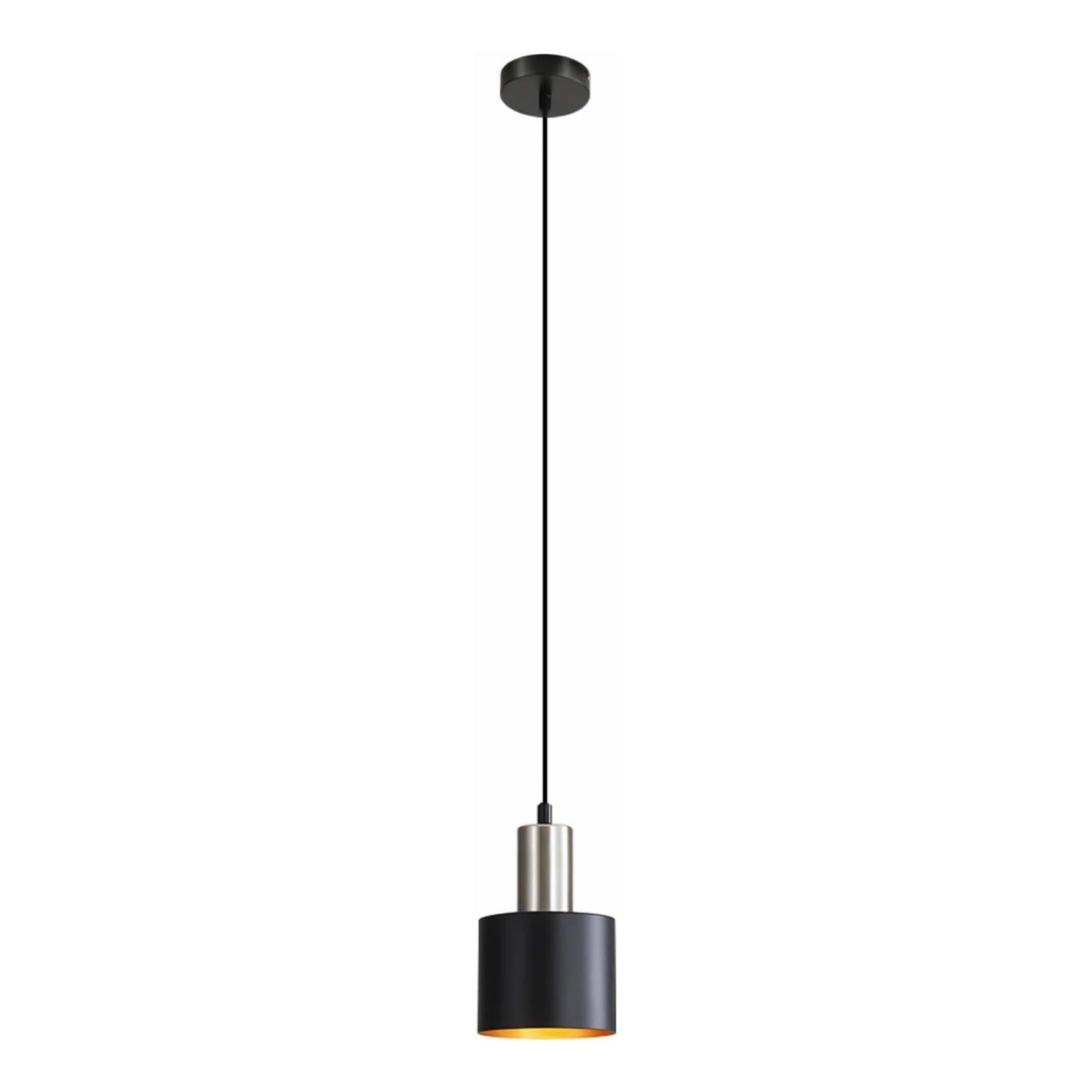 ZMH Pendelleuchte Schwarz 12x173.5x12 cm