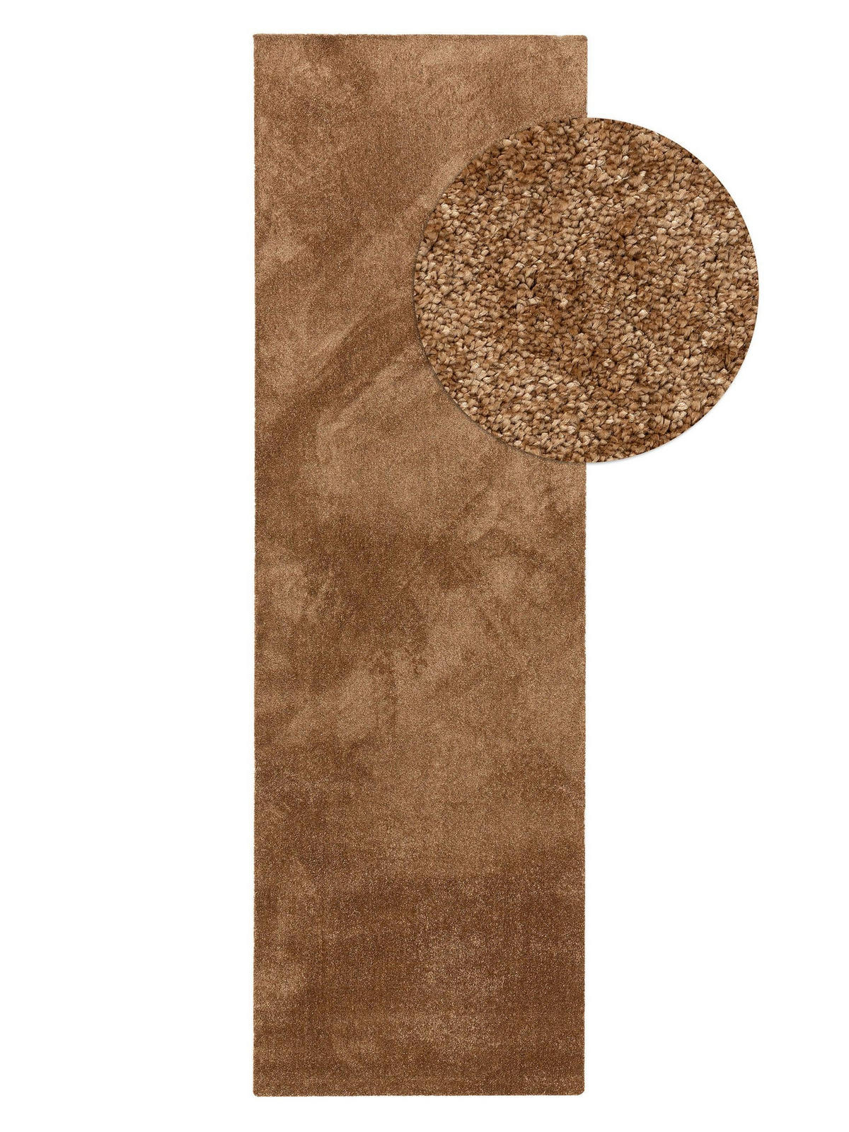 LÄUFER Nina waschbar 80/250 cm - Beige, Kunststoff (80/250cm) - benuta Nest