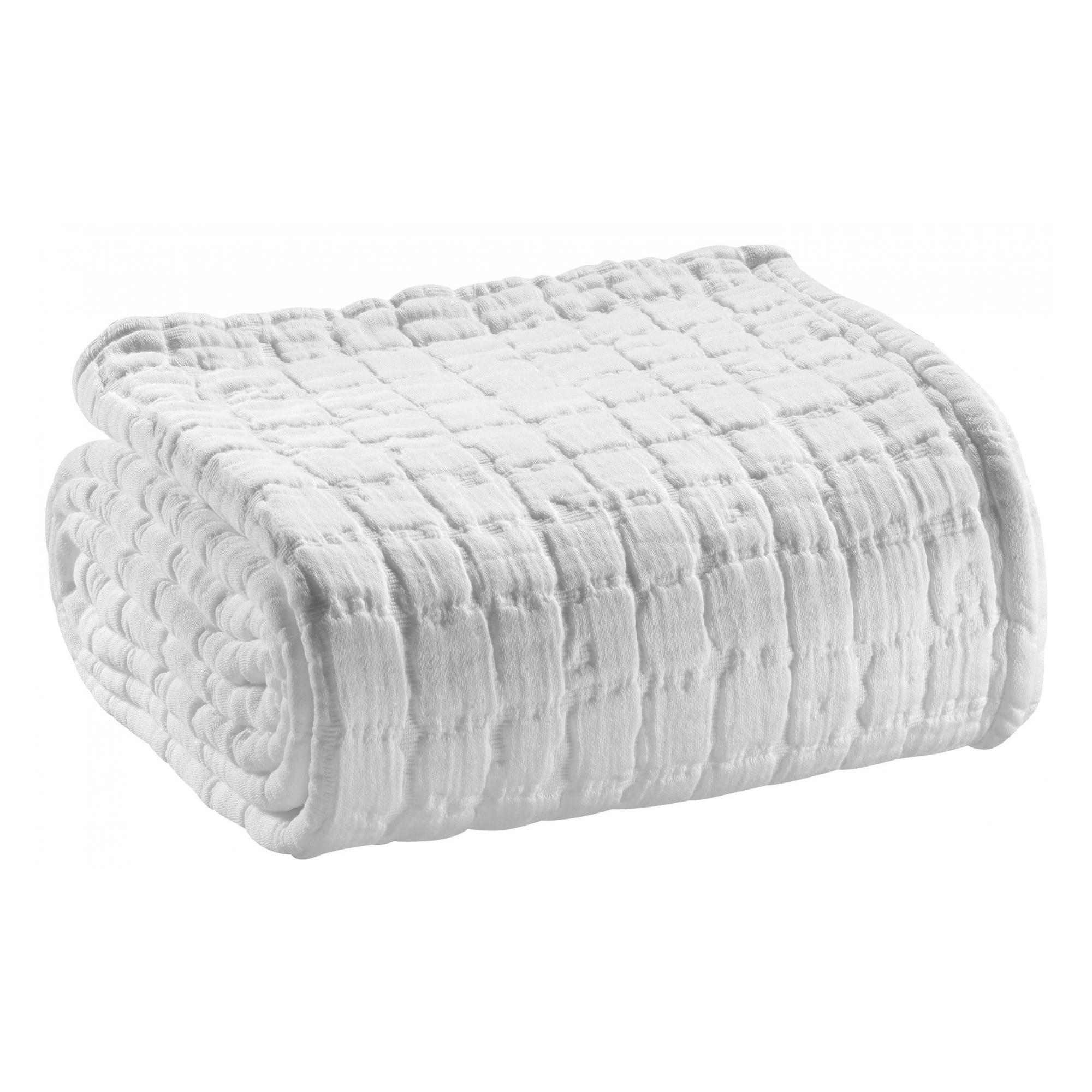 BETTÜBERWURF Swami weiß 240 x 260 cm - Weiß, Textil (240/260cm) - Vivaraise