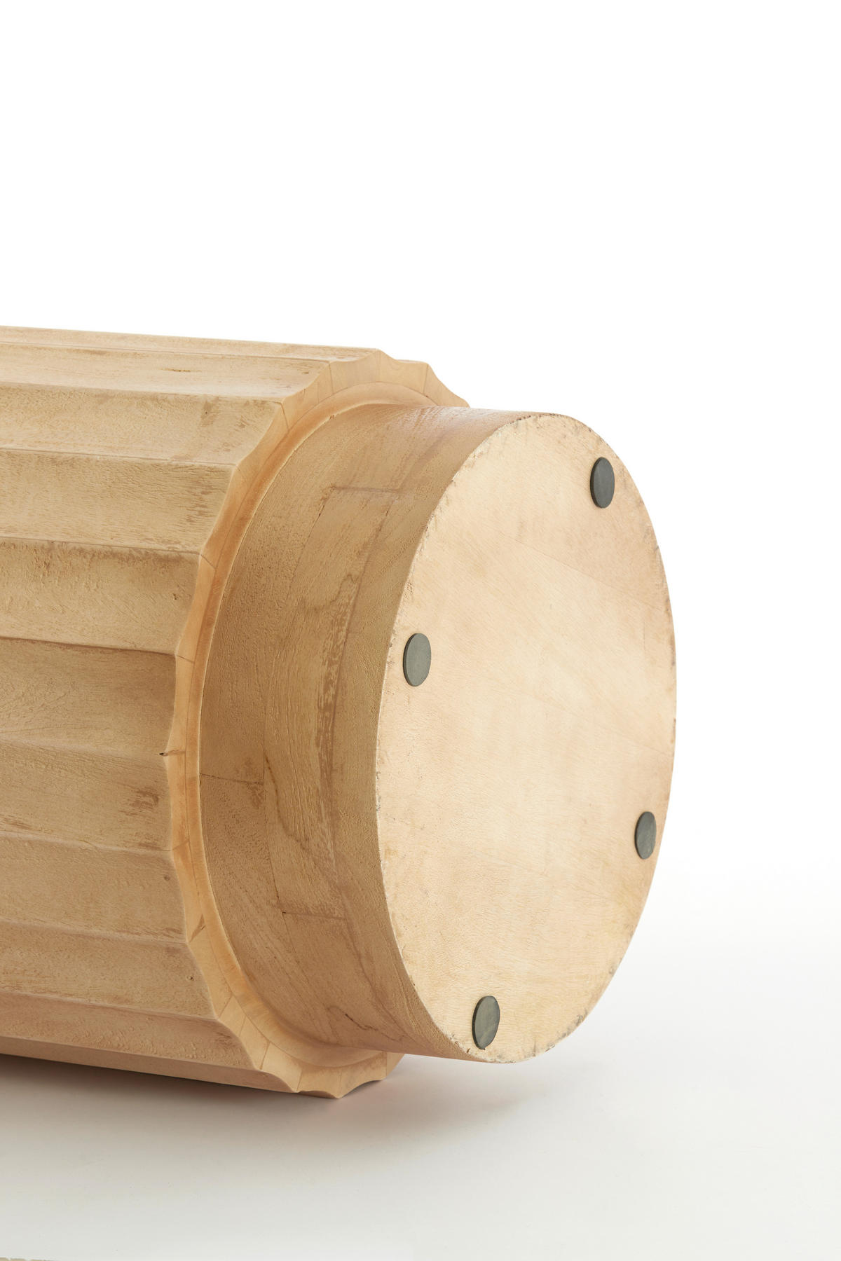 BLUMENSÄULE Ellena Braun 40/40/100 cm - Braun, Holz (40/40/100cm) - Light & Living