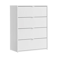 KOMMODE Die Stilvolle - Weiß, Holzwerkstoff (80/95/40cm) - Mokebo