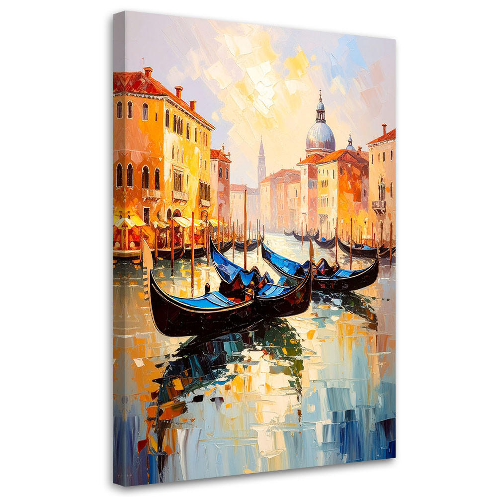 Feeby Leinwandbild Beige 60x90 cm