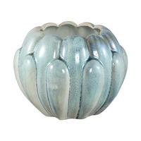 TOPF Divinder Grün 25/25/19cm - Grün, Keramik (19cm) - PTMD Collection