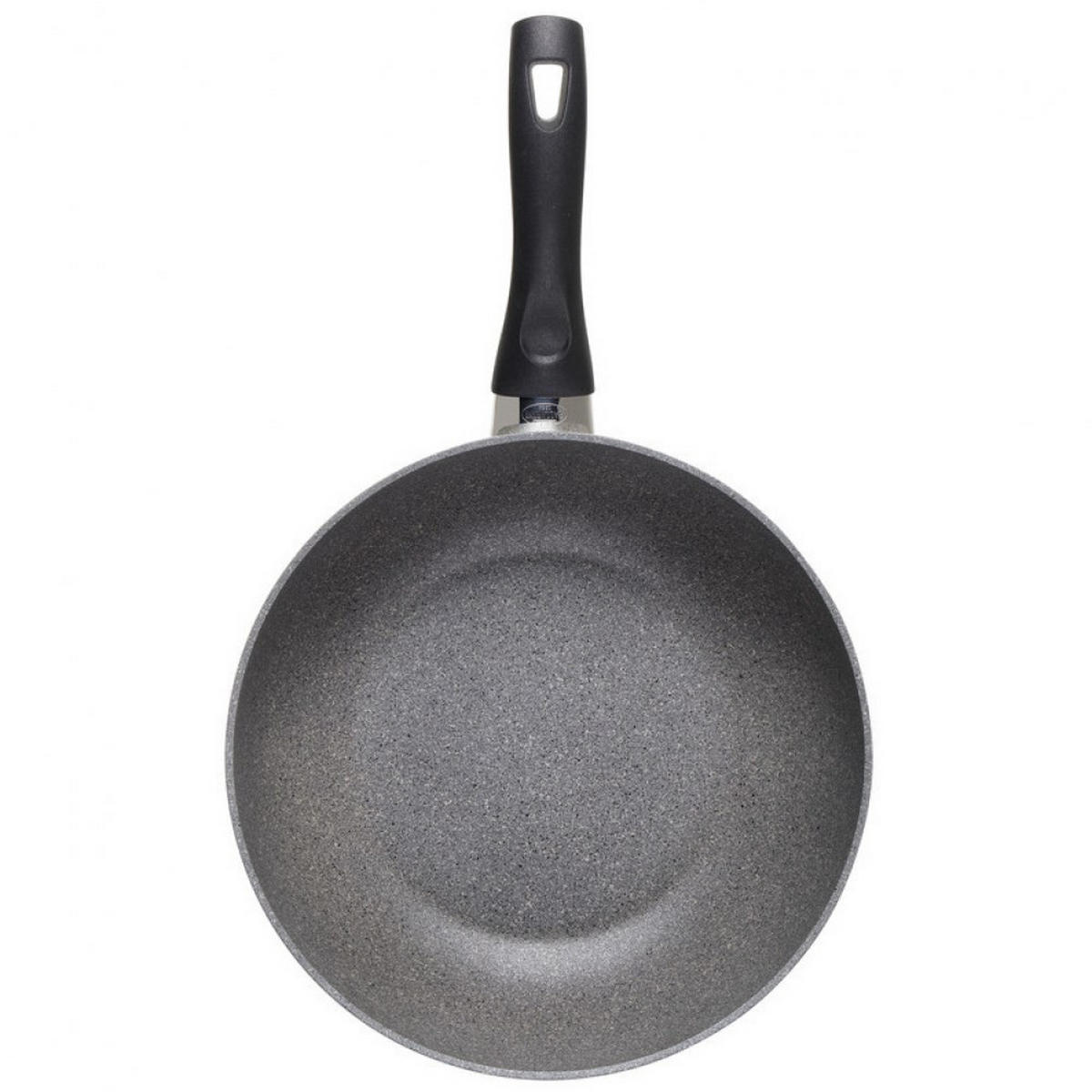 WOK Grau 28/28/10 cm FERG9V028U - Grau, Metall (28cm) - Ballarini