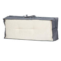 AUFLAGENTASCHE / AUFBEWAHRUNGSTASCHE für Kissen SHP-20004 - Grau, Kunststoff (130/50/32cm) - mehr Garten