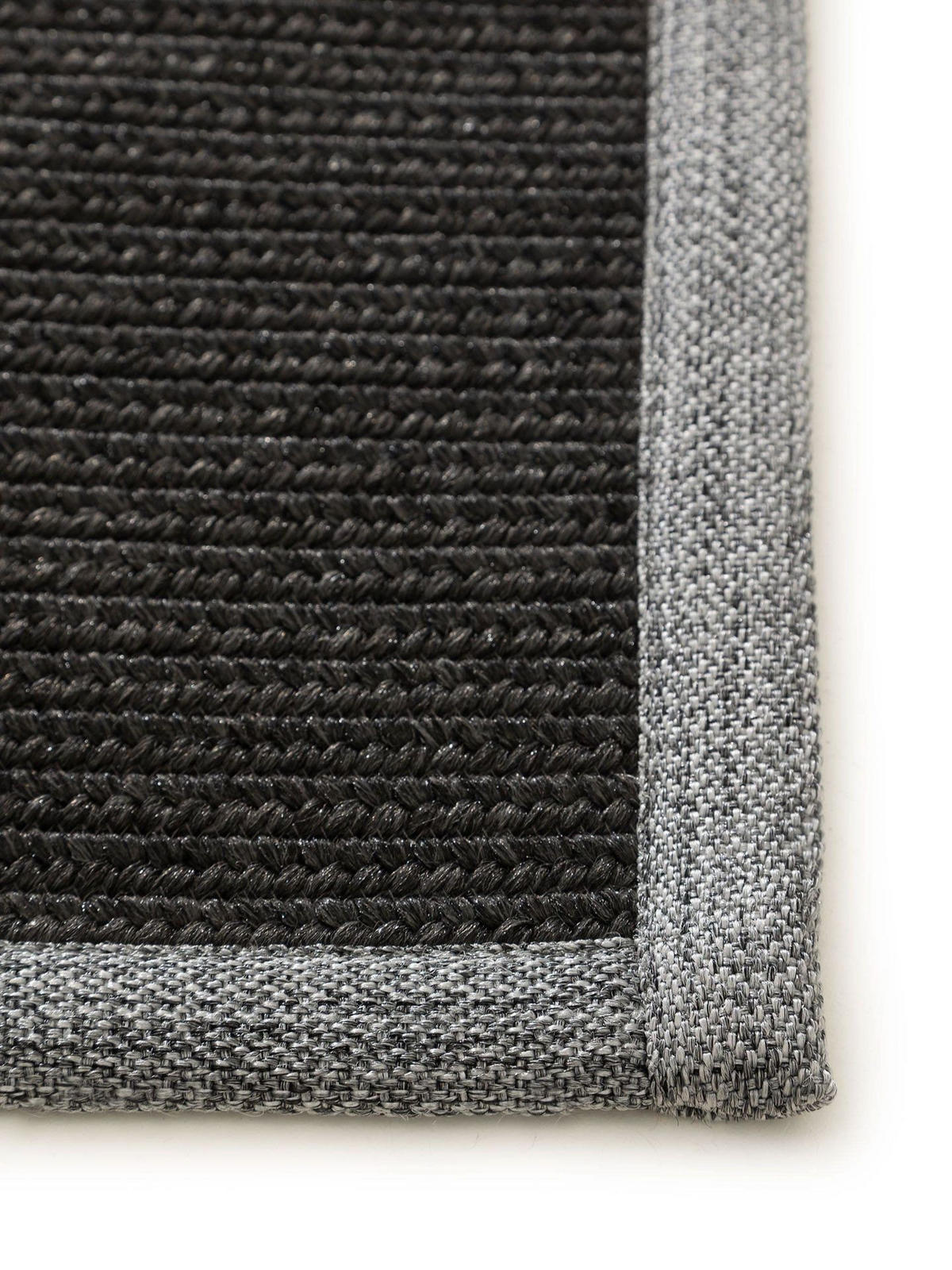 OUTDOORLÄUFER Nandi Schwarz 70x200 cm - Schwarz, Kunststoff/Textil (70/1cm) - KUNSTLOFT