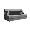 SOFA POLO mit Schlaffunktion SAWANA 21+14 mit Stauraum - Grau, Textil (80/96/192cm) - Bedante