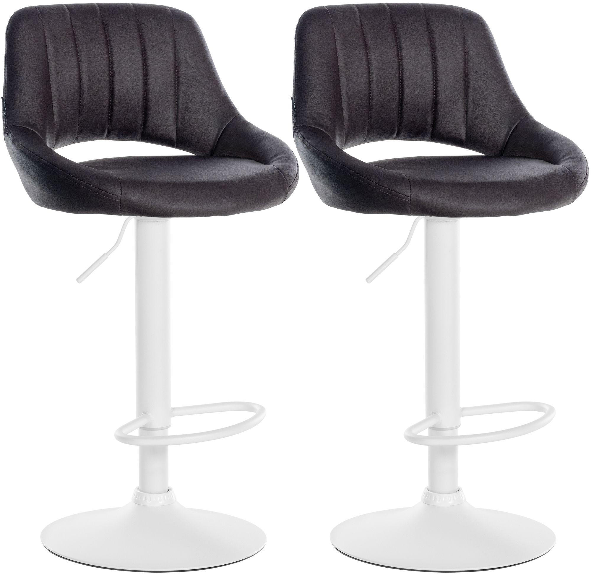 furnicato Barhocker Braun 47x85x48 cm