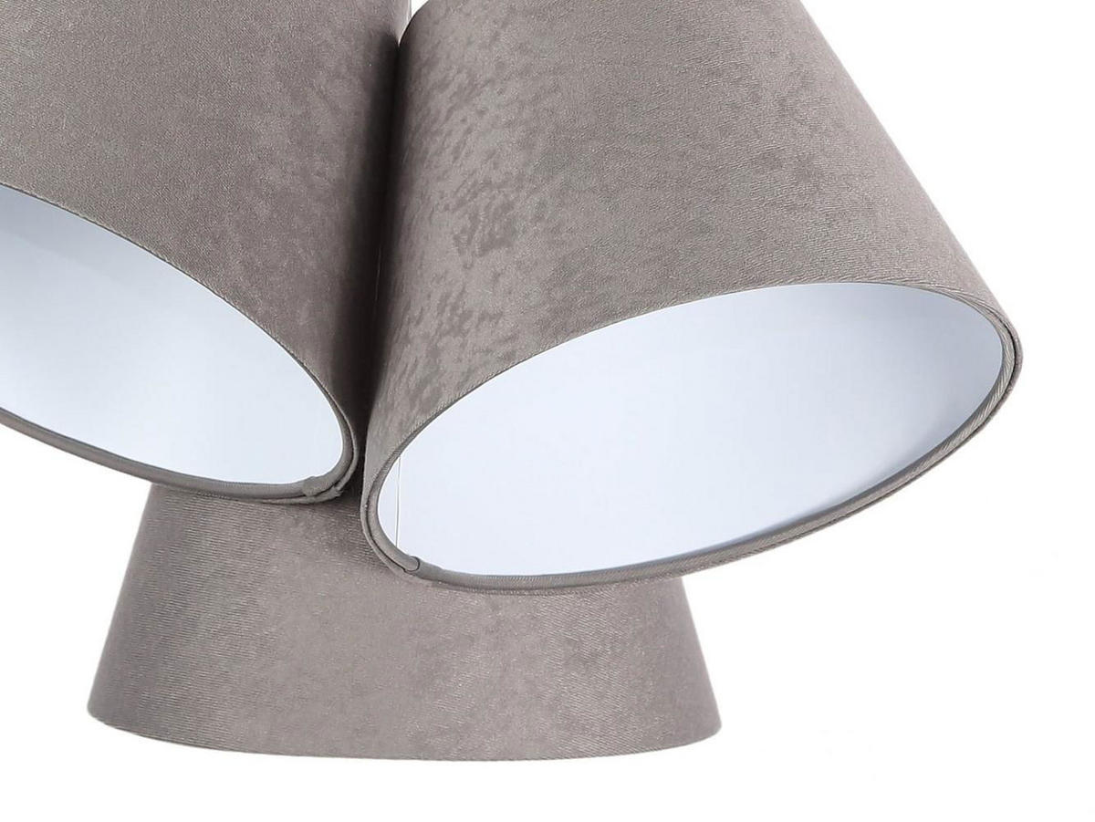 HÄNGELEUCHTE Grau 26/19 cm - Weiß, Kunststoff (26/0.8/19cm) - ONZENO