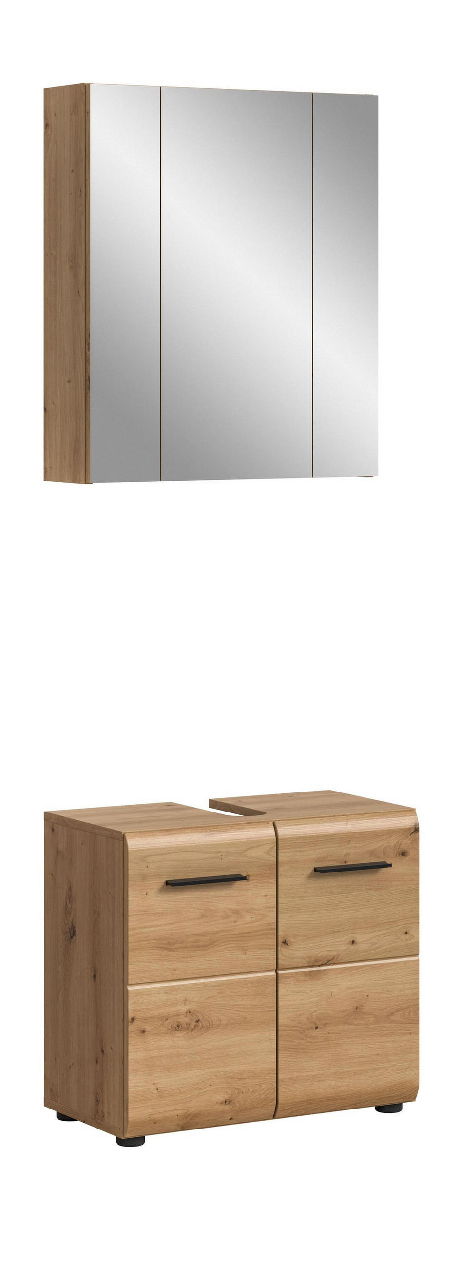 BADEZIMMER Alba 2-tlg. (B/H/T: ca. 60/185/30 cm) in Artisan Oak /Artisan Oak - Eiche Artisan, Holz (60/185/30cm)
