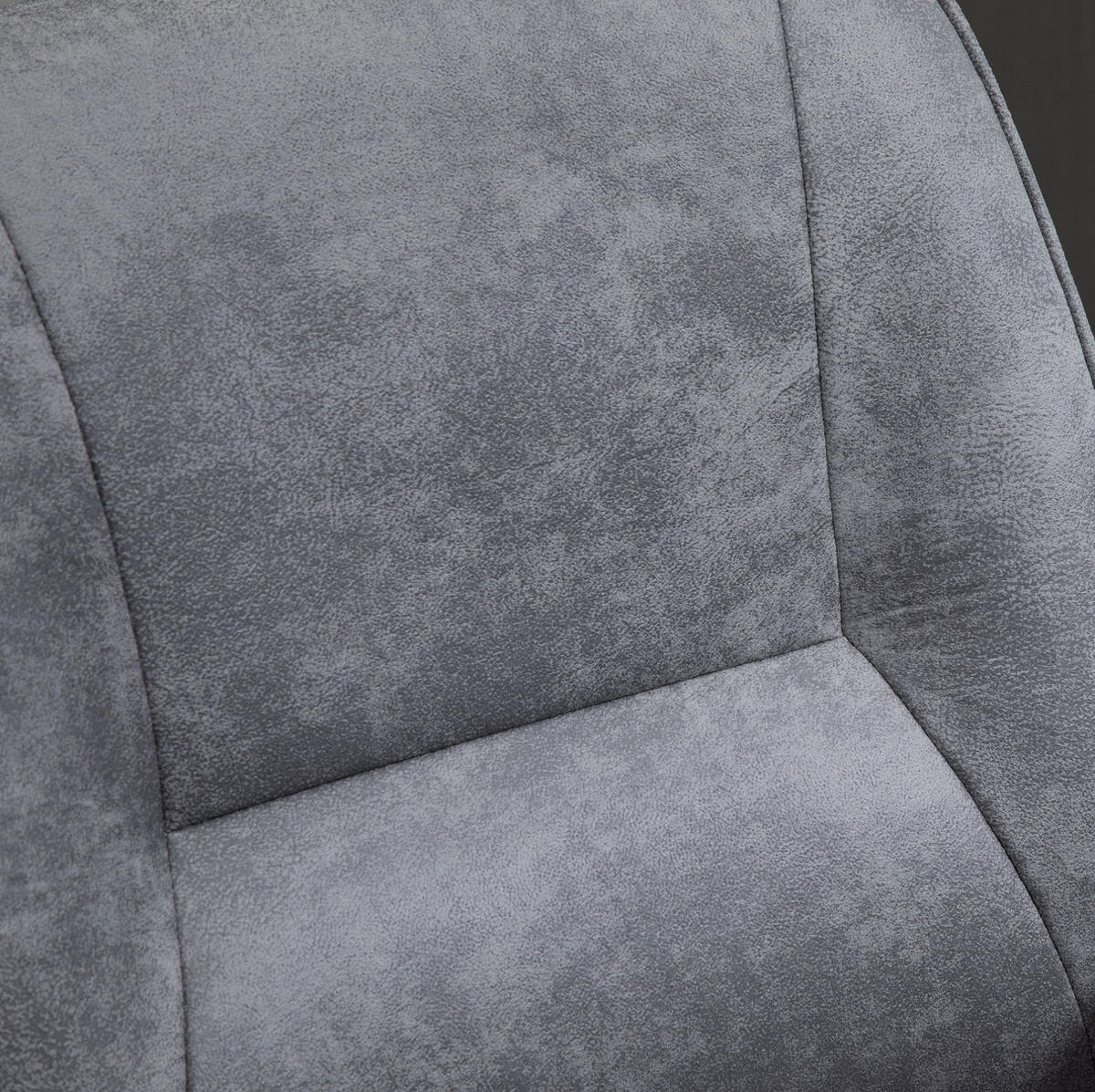 DREHSTUHL 67/69/92-102 cm hellgrau aus Polyester höhenverstellbar - Hellgrau, Kunststoff (69/102/67cm) - OKWISH