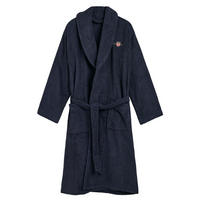BADEMANTEL Unisex ARCHIVE SHIELD TERRY ROBE Blau Baumwolle - Blau, Textil (Lnull) - GANT