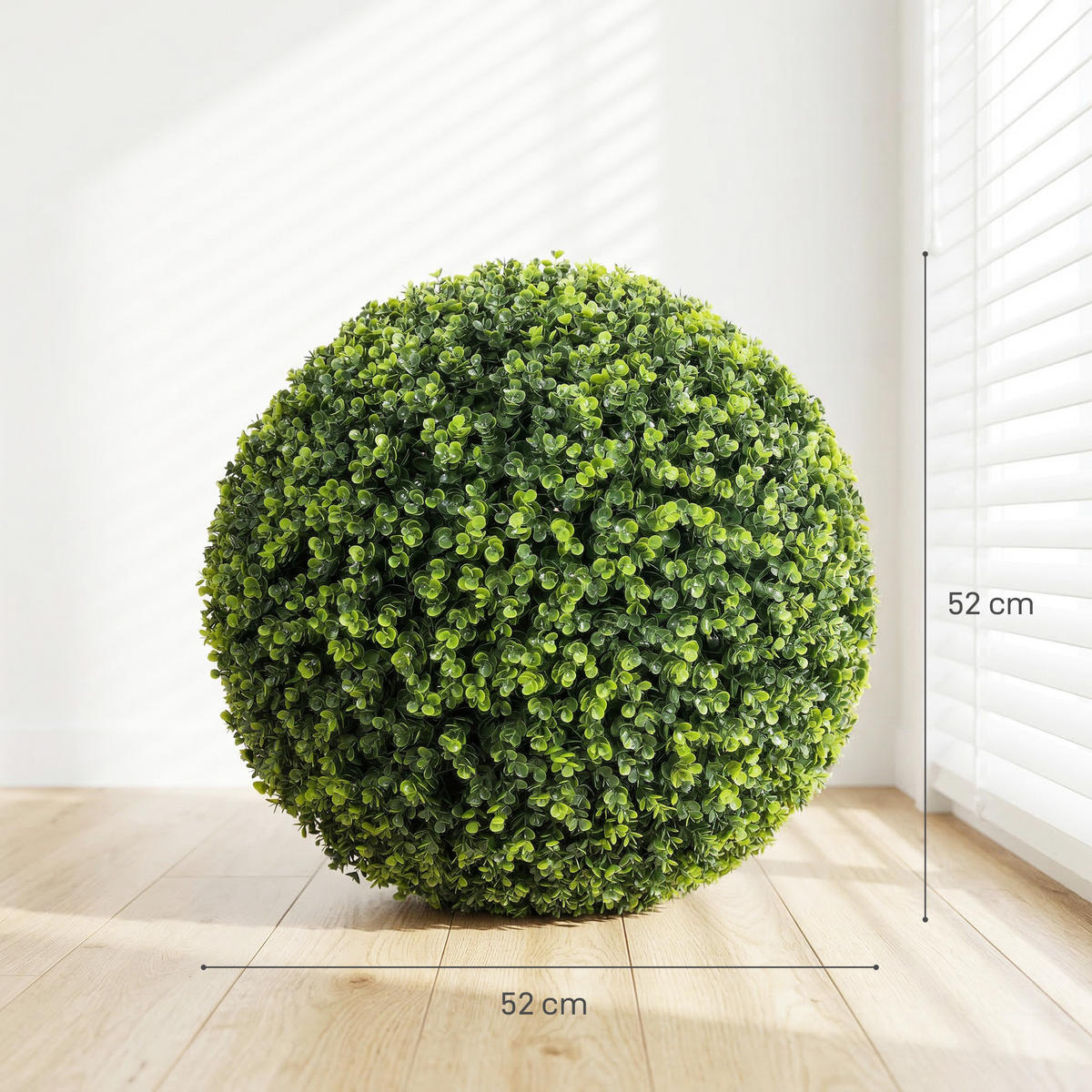 KÜNSTLICHE Pflanzen Grün 52.0/52.0/52.0cm - Grün, Kunststoff (52cm)