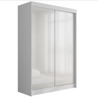 KLEIDERSCHRANK PEKA - 120 cm - Weiß - Weiß, Holzwerkstoff (120/215/61cm) - ALTDECOR