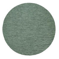 TEPPICH Kurzflor Unifarben Wohnzimmer schmutzabweisend Grün Rund 200D - Grün, Textil (200/200cm) - KADIMA DESIGN