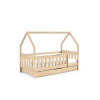 HAUSBETT LENA Beige 168x86x125 cm - Beige, Holz - FURNLUX