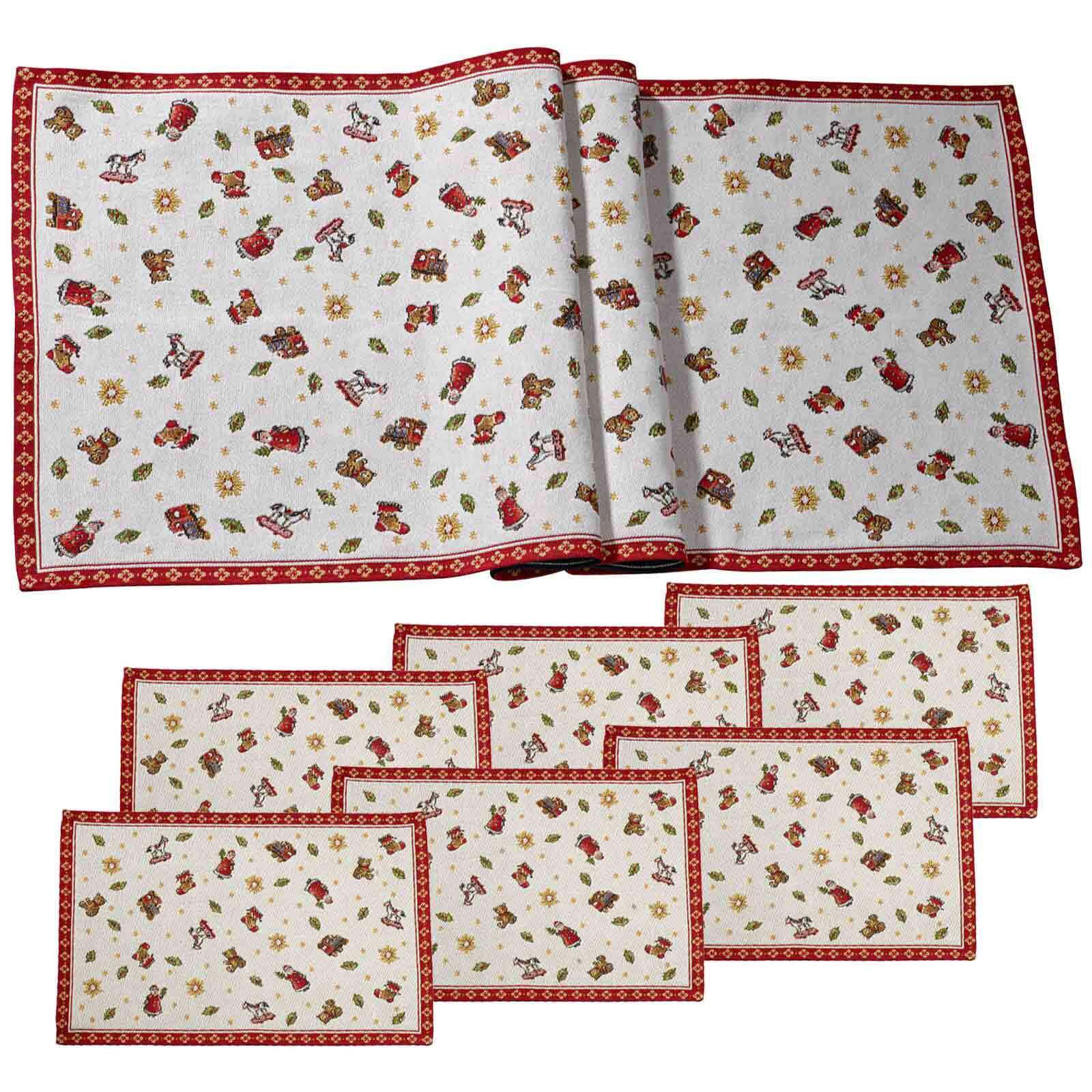 TISCH-SET Toy's Delight bunt XL 7er Set - Multicolor, Textil (1/1/1cm) - Villeroy & Boch