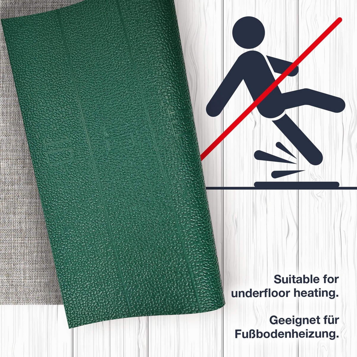 KÜCHENLÄUFER PATCH - Grau, Textil (50/350cm) - WohnDirect