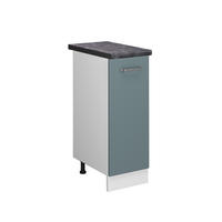 APOTHEKERSCHRANK R-Line Blau-Grau 30 cm, AP Anthrazit - Blaugrau/Weiß, Holzwerkstoff (30/81.6/60cm) - Vicco