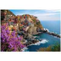 FOTOTAPETE Ozean Felsen Braun 250x175 cm - Multicolor, Papier (250/175cm) - Wallarena