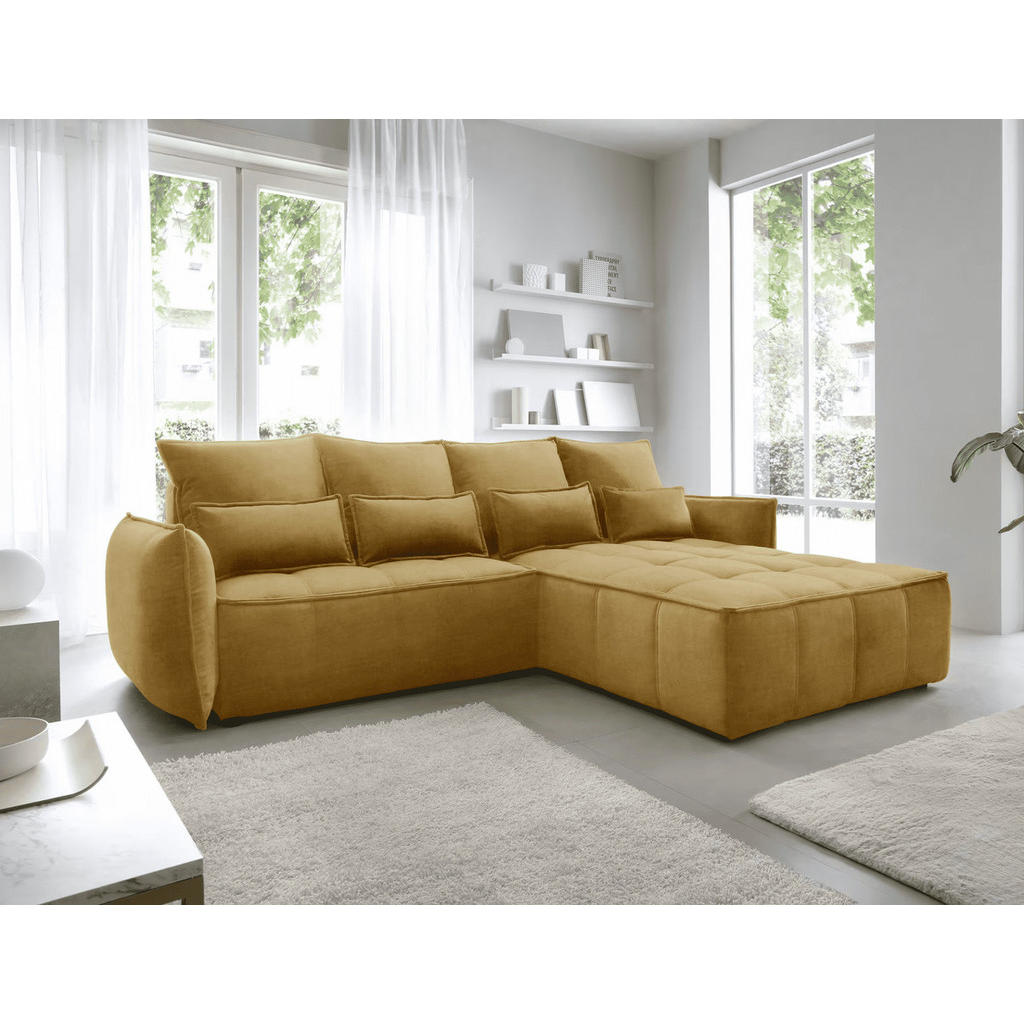 Thumbnail - Eltap Ecksofa, Gelb, Textil, 4-Sitzer, L-Form,L-Form, 265x196 cm, Wohnzimmer, Sofas & Couches, Wohnlandschaften, Ecksofa...