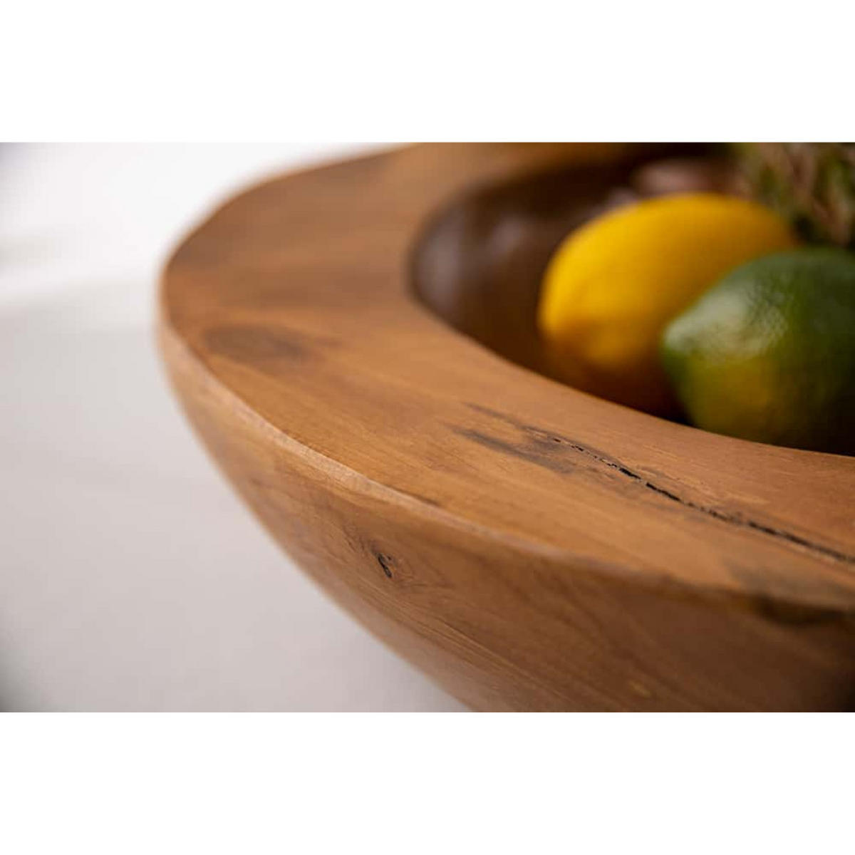 SCHALE NATURE ROOT Teakholz Wurzelholz Teakholzfarben 40 cm - Braun, Holz (40/12/40cm) - riess-ambiente