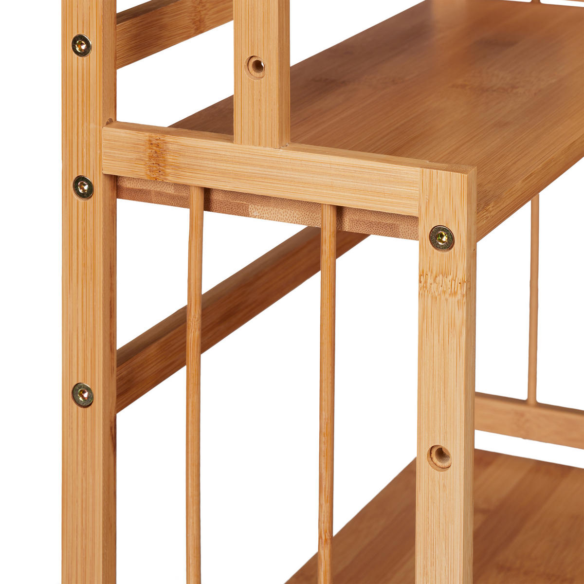 GEWÜRZREGAL - Hellbraun, Holz (41.5/50/18cm) - Relaxdays