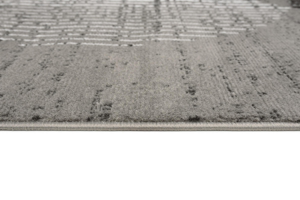 TEPPICH LUXURY Grau Geometrisch 200/300 cm - Grau, Textil (200/300cm) - Tapiso