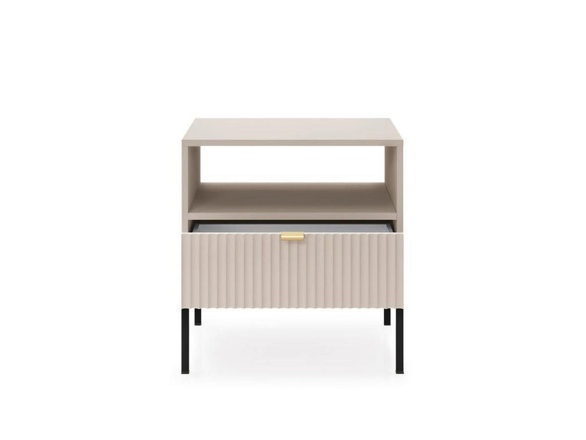 NACHTTISCH – S54 – 54 cm – NOVA – Kaschmir - Kaschmir, Holzwerkstoff (54/56/39cm) - hi-markt