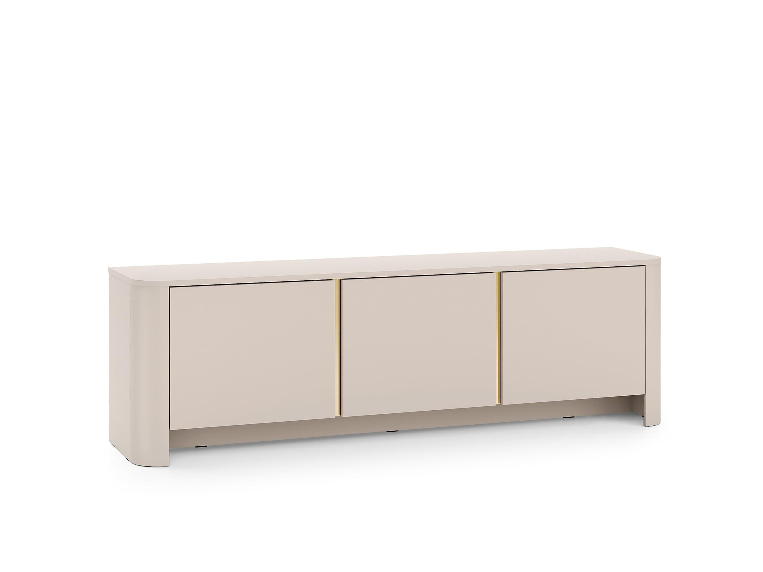 TV-SCHRANK Rari 168x52x39 cm - Lowboard mit Stauraum - Tv Ständer aus Laminierter Spanplatte - Kaschmir Farbe - Kaschmir, Holzwerkstoff (137/42.5/33cm) - Chilly