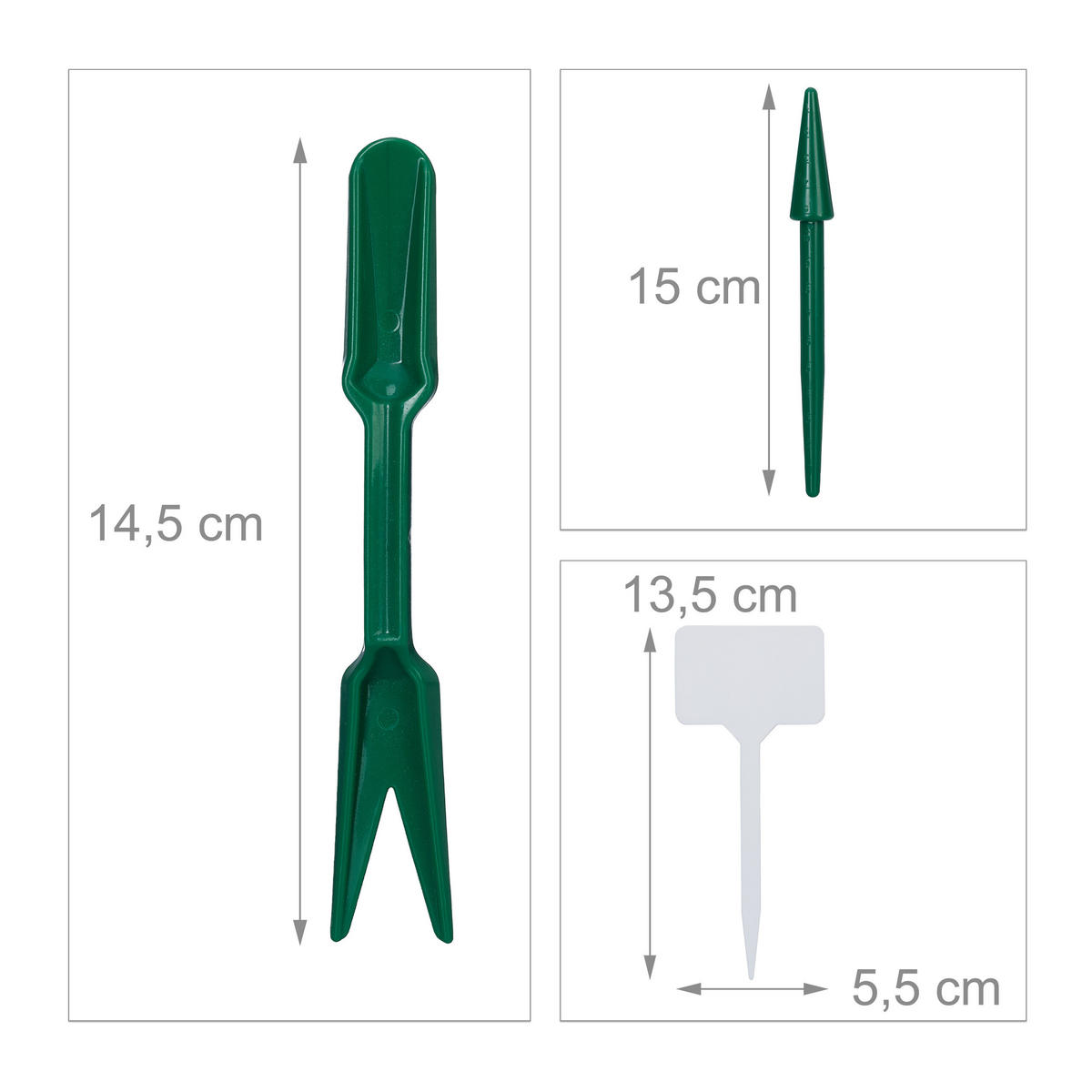 240XANZUCHTTÖPFE - Hellbraun, Papier/Kunststoff (20.5/5/8cm) - Relaxdays