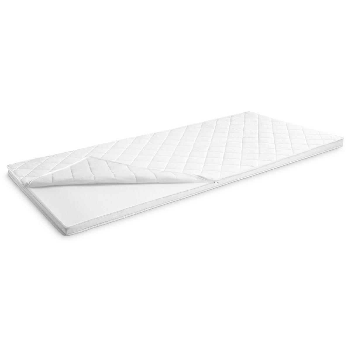 TOPPER T6 90x200 cm - Weiß, Textil (90/200cm) - Matratzen Discount
