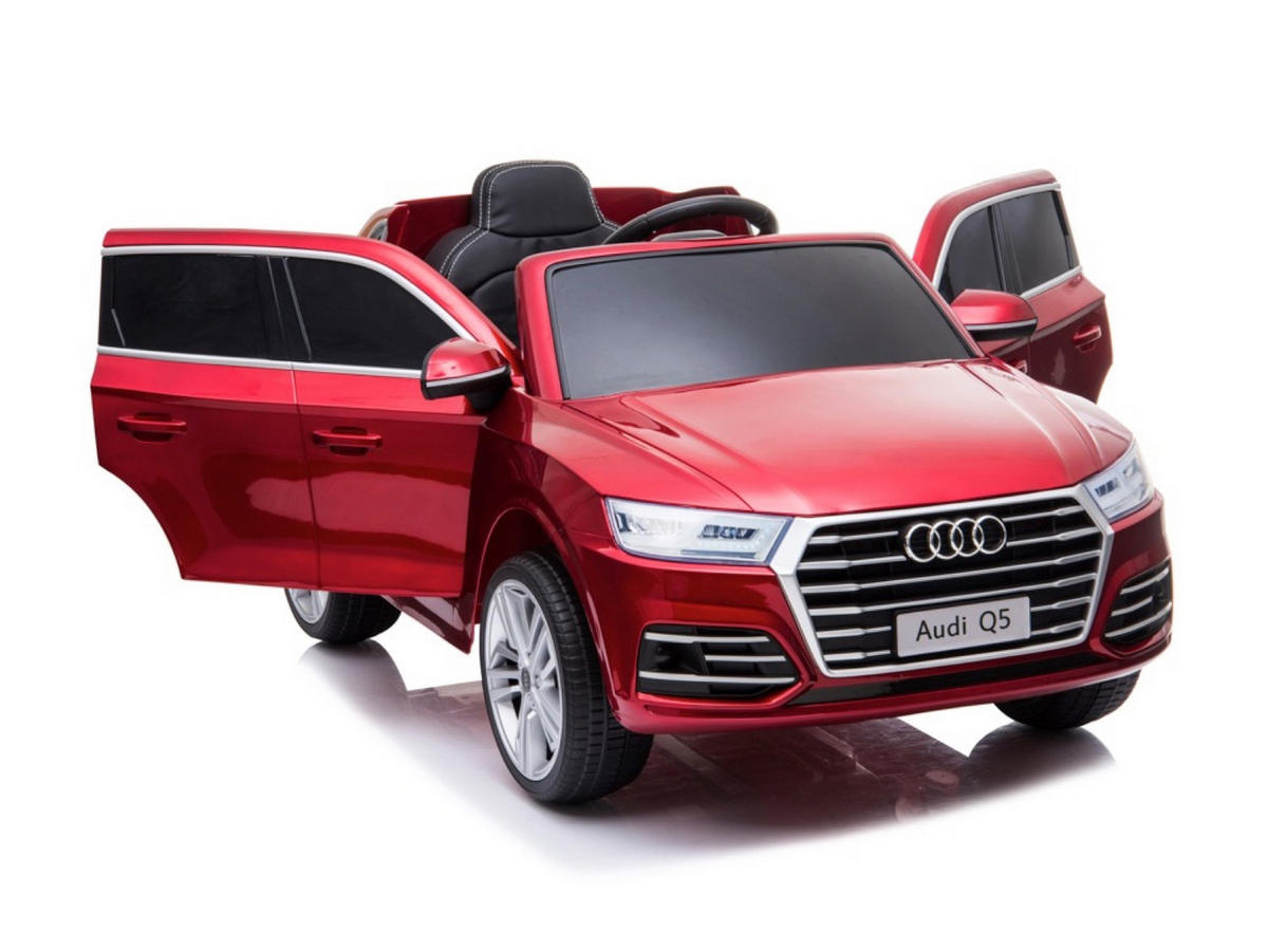 KINDER ELEKTROAUTO Audi Q5 Rot - Rot, Kunststoff (125/75/55cm) - TPFLiving