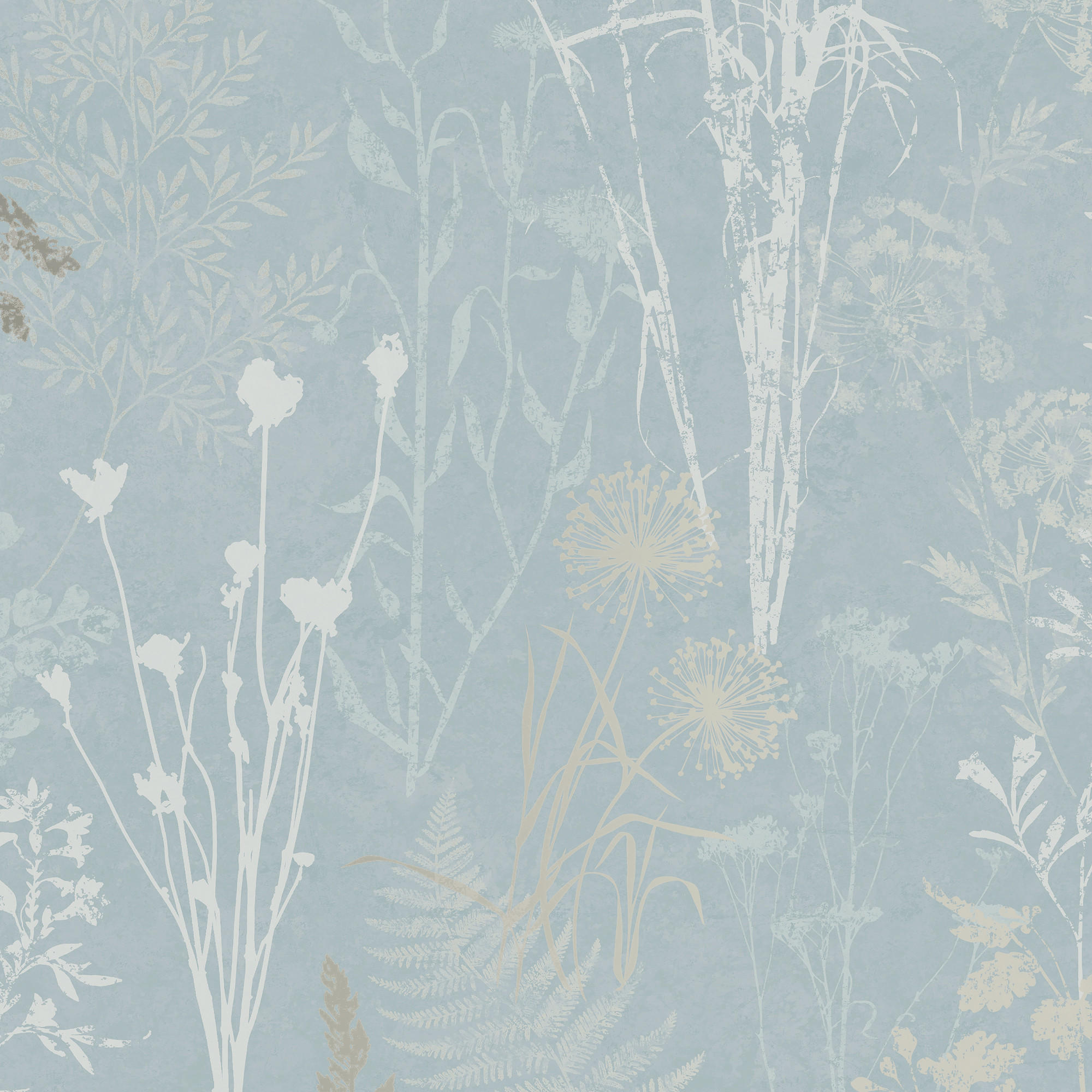 VLIESTAPETE Organics Entenei - Blau/Grün, Papier/Kunststoff (52/1000cm) - Superfresco Easy